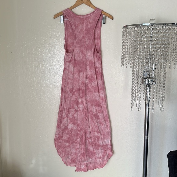 Pink CLOUD TIE DYE REVERIE MIDI DRESS Size Small - Picture 8 of 10